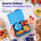 🍱🎒 -50% RABATT! 🥪 Auslaufsichere Bento-Lunchbox in Lebensmittelqualität für Kinder mit Suppentasse – 4-Fächer Brotdose für Schulkinder