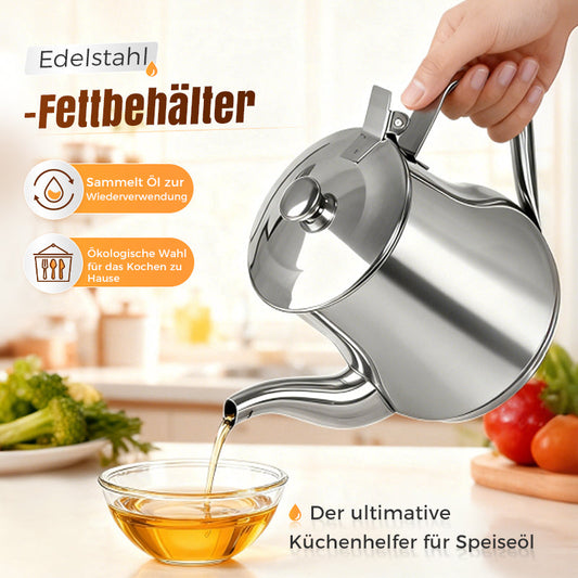 🍳 50% RABATT 🧺 Edelstahl-Ölfiltertopf, sauberes Frittieren, wiederverwendbar ✨