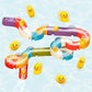 🛁 50% RABATT!🐤💦 Badeenten‑Rutschen‑Spielzeug 48‑teilig, spannender Badespaß für Kinder💨
