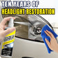 🔥 KAUFE 2, ERHALTE 1 GRATIS! 🚗 Autoscheinwerfer-Restaurationsspray – Entfernt Gelbstich, klärt & schützt – Ideal für dauerhaft klare Sicht bei Nacht 💡