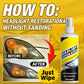 🔥 KAUFE 2, ERHALTE 1 GRATIS! 🚗 Autoscheinwerfer-Restaurationsspray – Entfernt Gelbstich, klärt & schützt – Ideal für dauerhaft klare Sicht bei Nacht 💡