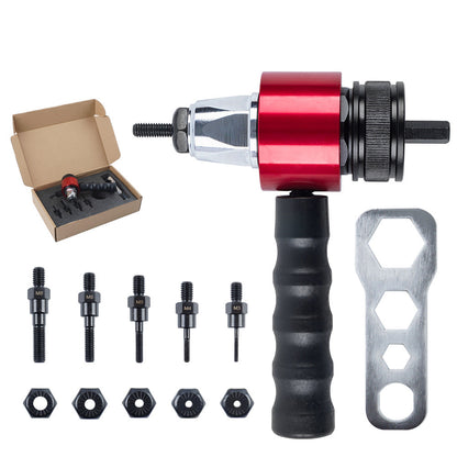 ⚙️NUR FÜR BEGRENZTE ZEIT 50% RABATT!⚙️Nietpistole Adapter Kit M3–M8 Sechskant-Antriebsstift für Akkubohrmaschine
