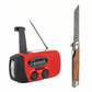 ⏳ Solar-Kurbelradio mit AM/FM-Empfang – 3-LED-Taschenlampe, USB-Notladefunktion und 600-mAh-Akku-Gcom