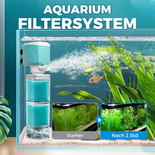 🌊50% RABATT🐟Automatisches Aquarium-Filtersystem – mehrschichtige Filtration, sauberes und klares Wasser🔧