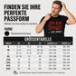 Witziges deutsches Slogan-T-Shirt für Herren, schwarz, Kurzarm, Rundhalsausschnitt