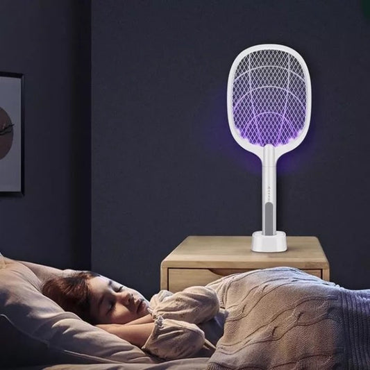 🚫🦟2-in-1 elektrische Fliegenklatsche und Mückenschutzlampe für die Nacht