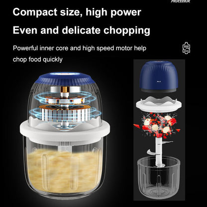 🔪 50% RABATT! ⚡ Kabellose elektrische Mini-Küchenmaschine 🏕️