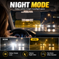 🚗 50 % RABATT! ☀️🌙 2-in-1 Tag- & Nacht-Blendschutz fürs Auto – Universelle HD-Sonnenblende zum Anklemmen, blendfreies Fahren