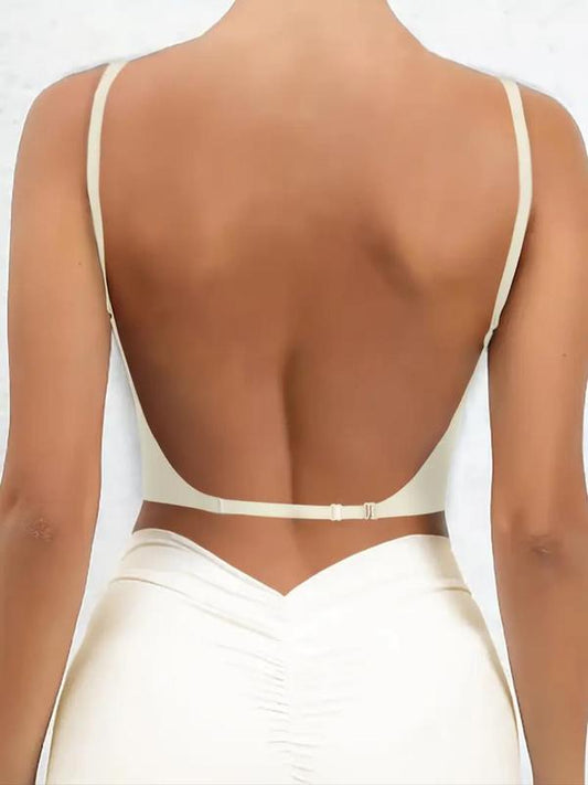 👙 50% RABATT! 🌹 Nahtloser U-förmiger rückenfreier BH – Unsichtbar, bequem & perfekt unter figurbetonter Kleidung – Ideal für trägerlose oder tief ausgeschnittene Outfits – stützt ohne zu drücken 💫