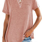 👕 50% RABATT! ✨ Modisches Unifarbenes Kurzarm-T-Shirt – Bequemer Schnitt, weicher Stoff & perfekt für den täglichen Gebrauch – vielseitig kombinierbar 🌿