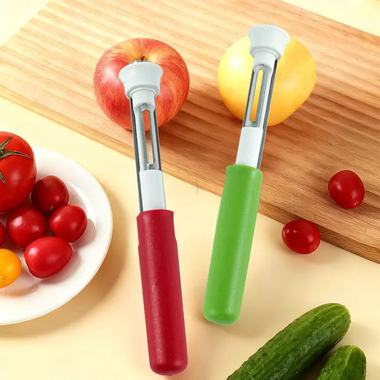 🔥2+1 GRATIS! 🍎 2-in-1 Apfelausstecher & Schäler aus Edelstahl – Schälen, entkernen und stilvoll servieren wie ein Profi! ✨