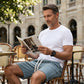 ✨🩳 50% RABATT! 🌿 Atmungsaktive Waffel-Herren-Freizeitshorts – Leicht, elastischer Bund & lässiger Schnitt – Ideal für warme Tage, Freizeit oder einen entspannten Look – bequem & vielseitig ☀️✨