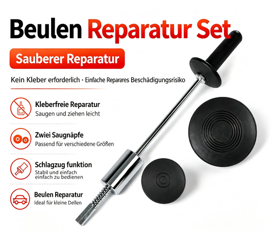 🚗50% Rabatt!🧲Saugnapf-Karosserieausbeulwerkzeug, einfache Dellenreparatur am Fahrzeug 🛠️