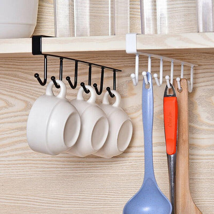 🏠 2 KAUFEN, 1 GRATIS! 🔥 Regal-Unterhänger mit 6 Haken