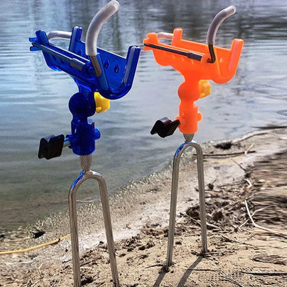 🎣 50 % RABATT⚙️ Selbstsichernder Angelrutenhalter, stabil und praktisch beim Angeln