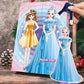 🎀50% RABATT✨Magnetische Prinzessin Papierpuppe, kreatives Weihnachtsgeschenk für Kinder🎁