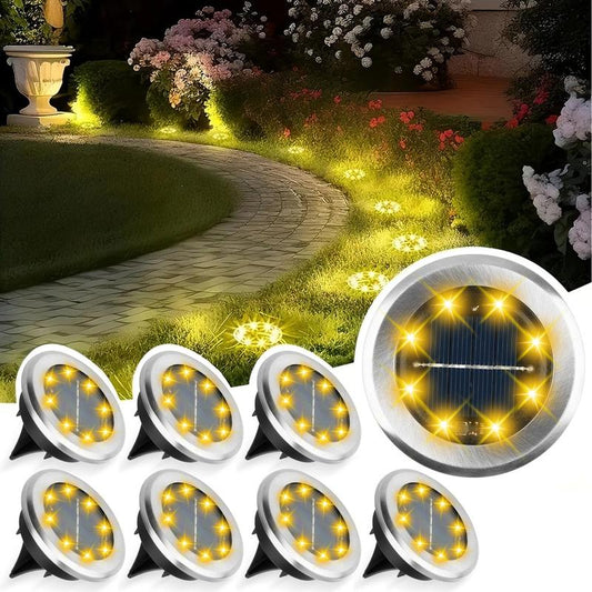 📢📢50 % Rabatt!! 🌙✨Solar-Bodenleuchten für Garten & Wege - Automatischer Sensor & wetterfest
