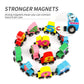 🚗 50 % RABATT! 🔥 Magnetischer Holzzug mit Zahlen & Buchstaben – Pädagogisches Lernspielzeug & Motorik-Puzzle für Kinder 🔤🚂