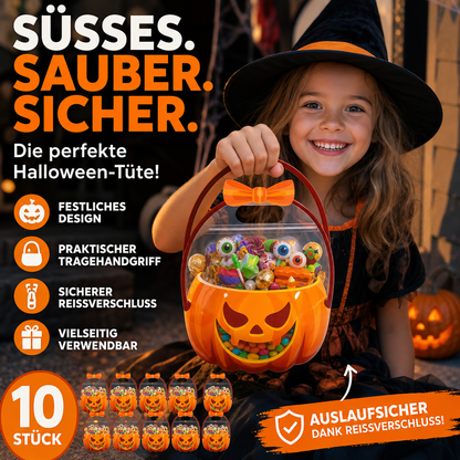 🎃50% RABATT🍬Süßes‑oder‑Saures‑Süßigkeitentüten | Halloween‑Geschenktüten 10‑Teile‑Set, ideal für Halloween-Partys👻