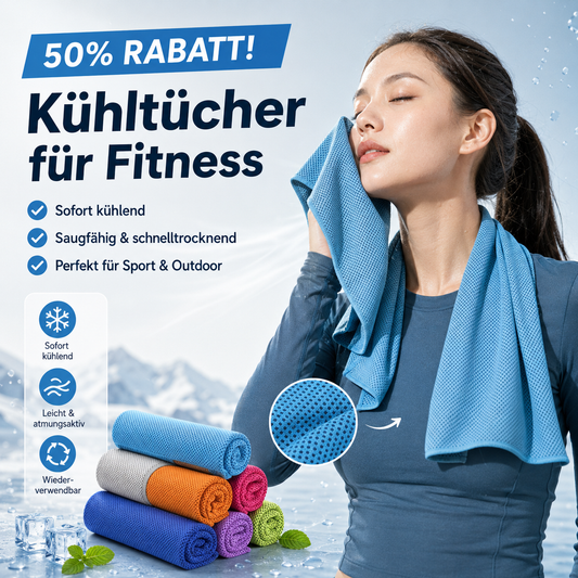 🧊💪 Saugfähige, schnelltrocknende Kühltücher für Fitness – 50% RABATT! Kühlt sofort, trocknet blitzschnell – perfekt für Sport & Outdoor. 🔥🏃