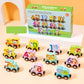 🚗 50 % RABATT! 🔥 Magnetischer Holzzug mit Zahlen & Buchstaben – Pädagogisches Lernspielzeug & Motorik-Puzzle für Kinder 🔤🚂