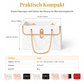 💐 50% RABATT 🎁 Rechteckige Geschenktüte mit Henkeln, geeignet für Blumensträuße & Geschenke👜