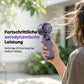 🌬️ Mini Handventilator mit LED-Digitalanzeige – Tragbar, USB-aufladbar & leise ✨ Perfekt für Sommer, Büro & Reisen