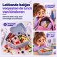 🍱🎒 -50% RABATT! 🥪 Auslaufsichere Bento-Lunchbox in Lebensmittelqualität für Kinder mit Suppentasse – 4-Fächer Brotdose für Schulkinder