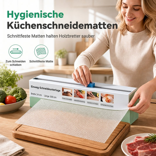 🧑‍🍳 KAUFE 3, ERHALTE 1 GRATIS! 🔥 Einweg-Schneidebrettmatte – Hygienisch, rutschfest & praktisch – Ideal für Fleisch, Gemüse oder Fisch – perfekt für Camping, Küche oder unterwegs 🍴✨🌿