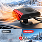 🚗 Nur kurze Zeit 50% Rabatt! ⏰ Mini 12V Auto Defroster Lüfter, entfeuchtet & beheizt Ihre Frontscheibe ❄️