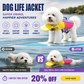🐶 50 % RABATT!🌊 Sicher beim Wassersport – Hunde‑Schwimmweste, Kinnstütze, verstellbar