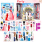 🎀50% RABATT✨Magnetische Prinzessin Papierpuppe, kreatives Weihnachtsgeschenk für Kinder🎁