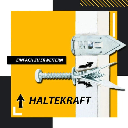 💥🧰🎁 AKTION -50%! Komplettes Gipskarton-Schrauben & Dübel Set – Verzinkt, Selbstbohrend, Hochfest, bis zu 200 Stück