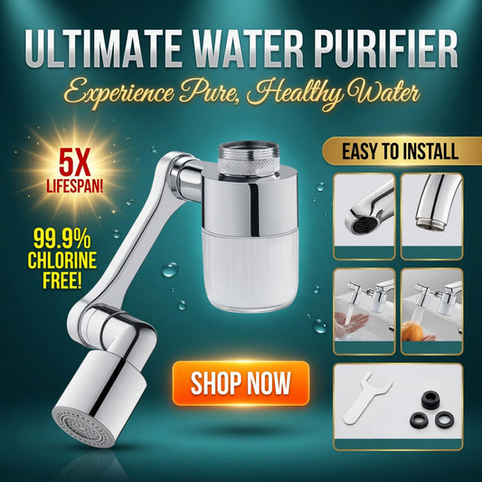 💧50% RABATT⏰2-in-1 Wasserhahn Sprudler, 3 Strahlarten, 1080° drehbar für Küche🚰