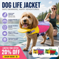 🐶 50 % RABATT!🌊 Sicher beim Wassersport – Hunde‑Schwimmweste, Kinnstütze, verstellbar