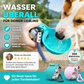 📢📢50 % Rabatt!!🥳 💧Tragbare Haustier‑Wasserflasche aus 304‑Edelstahl mit faltbarem Trinknapf