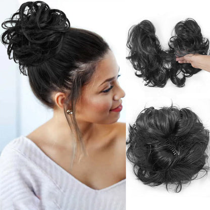 💇‍♀️ 50% RABATT! ✨ Voluminöser Messy-Bun-Haarteil – Hitzebeständige Faser & stabiler Halt ✨