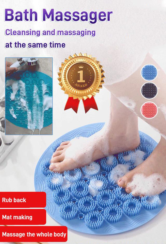 🛁50 % RABATT⏰ Rückenbürste für Bademassage, Tiefenreinigung & Entspannung🧼
