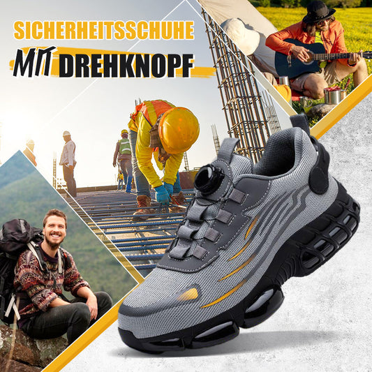 🔥JETZT 50 % RABATT!🔥 Schlag- und stichfeste Sicherheitsschuhe mit Drehknopf