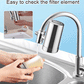 🔥 50% RABATT! 💧✨ Installationsfreier Wasserhahnfilter aus Edelstahl, einfache Montage ohne Werkzeug für sauberes Trinkwasser 🚰