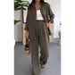 ✨ 50% RABATT 🔥 Zweiteiliges Set in Uni-Farbe – Lockeres Oberteil & Weite Hose 👗 Eleganz trifft Komfort für den Alltag 🌿