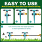 💦360-Grad-rotierender Garten-Sprinkler 🌿 Vielseitiger automatischer Rasenbewässerer für Hof & Garten🏡☀️
