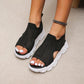 🔥👡 50% RABATT! Women's Casual Breathable Hollow Knitted Platform Sandals – atmungsaktives Strickdesign, perfekt für heiße Tage. 🌸✨