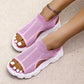 🔥👡 50% RABATT! Women's Casual Breathable Hollow Knitted Platform Sandals – atmungsaktives Strickdesign, perfekt für heiße Tage. 🌸✨