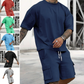 👕 60% RABATT! 🔥 Set aus Freizeit-T-Shirt mit Kurzen Ärmeln & Shorts für Herren – Bequemer Schnitt, Leichter Stoff & Perfekt Für Warme Tage ☀️