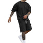 👕 60% RABATT! 🔥 Set aus Freizeit-T-Shirt mit Kurzen Ärmeln & Shorts für Herren – Bequemer Schnitt, Leichter Stoff & Perfekt Für Warme Tage ☀️