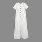 💃🌟Modischer, lockerer Jumpsuit mit V-Ausschnitt für Damen