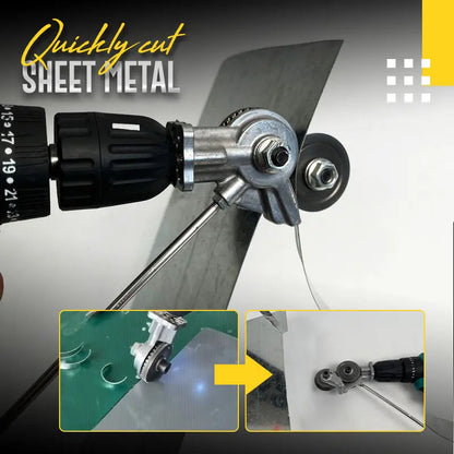 🔧🔥 50% RABATT! Bohrmaschinen-Blechschneider – Für Metall, Blech & präzise Zuschnitte – Saubere Schnitte ohne Verzug ✨