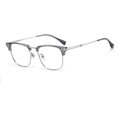 🔥Solange der Vorrat reicht 40 % Rabatt!🎉Modische halbrandlose Brille mit Blaulichtschutz