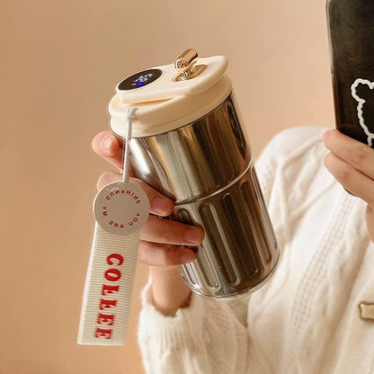 🔥50% Rabatt❄️🛡️Kaffee Isolationsbecher mit Temperaturanzeige